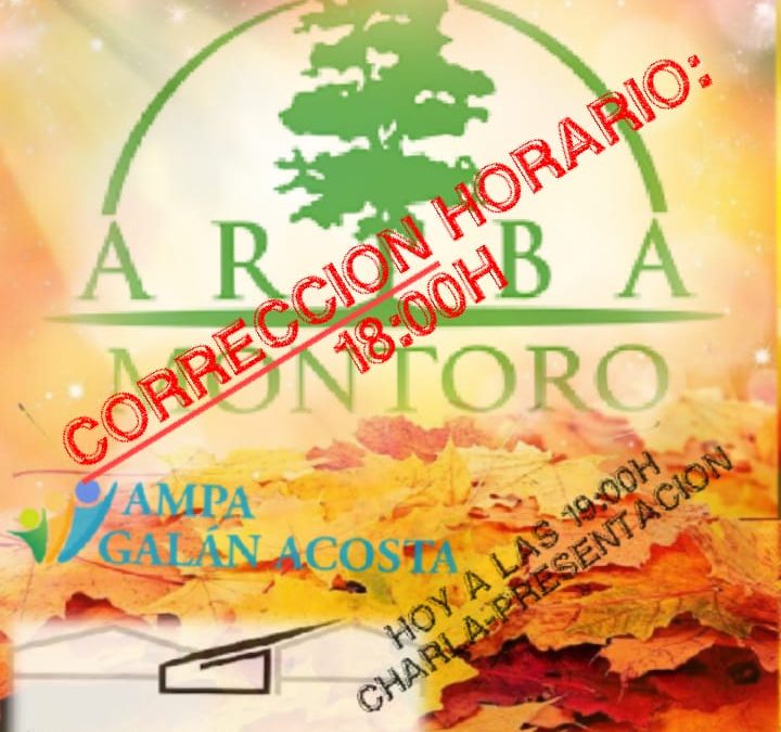 Charla – Presentacion Asociación ARBA Montoro – IES Antonio Galán Acosta